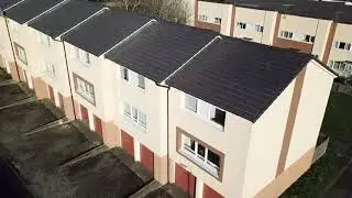 Solid wall insulation and re-roofing at Plas Madoc, Wrexham
