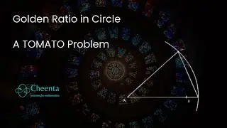 Golden ratio in Circle | Geometry | Math Olympiad, ISI, CMI Entrance | TOMATO Subjective 118