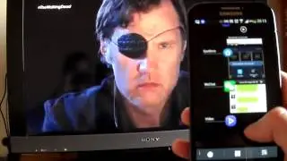 Demostraci&oacute;n Usando NETGEAR PUSH2TV PTV3000 con Samsung Galaxy S4