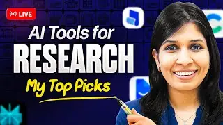 🔴LIVE: Let's talk about AI Tools for Researchers -  Clear all your doubts with me!