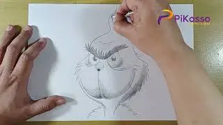 Shading Techniques for Drawing a Grinch Face