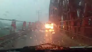 Kotri bridge in rain condition/Kotri bridge worst condition during flood/kotri bridge damage/loss