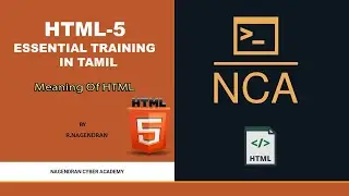 Meaning of HyperText and Markup Language  | HTML Basics in Tamil #02 #htmltamil #html5tutorial