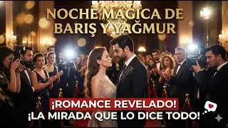 Barış Baktaş desempe&ntilde;&oacute; el papel principal en la noche de gala a la que asisti&oacute; Yağmur Y&uuml;ksel.