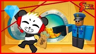 STEALING EVERYTHING IN ROBLOX ! Roblox Robbery Sim Let's Play with Combo Panda