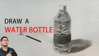 How to draw a mineral water bottles? #Plastic#Sketch#Draw step by step#love#water# bottles.