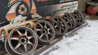 Легендарные спорт диски WEDS SA90 R16 8J ET33! Редкие Япония 5 ШТУК