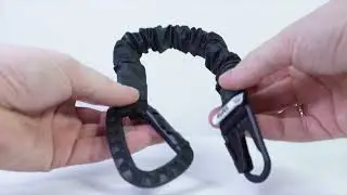 Thermo Keychain Lanyard &ndash; Heat Reactive Techwear Accessory That Changes Color with Touch
