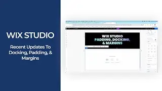 Wix Studio | Recent Updates to Padding, Docking, & Margins