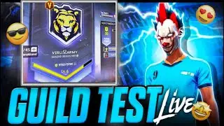 Weekly Membership FREE FIRE LIVE GUILD TESTING || GUILD TEST LIVE  #freefirelive #guildtest