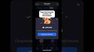 Tapcoin bounty today 30 December/Tap coin daily combo today/Tap coin daily bounty #shortvideo #fyp