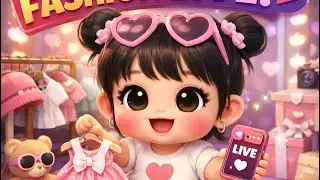 Play FASHION LIVE as a toddler with me 🥰