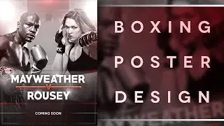 Mayweather vs Rousey - Speed Art (Photoshop)