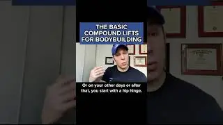 The Basic Compound Lifts for Bodybuilding - by Eric Helms #shorts