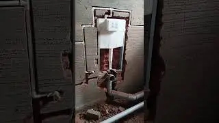 Concealed Flush Tank Installation #bathroom #plumbingexperts #shorts