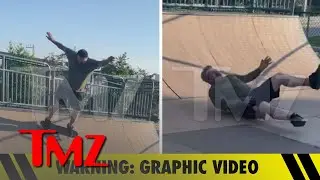 Gnarly Video Shows Bam Margera's Break Wrist After Skateboarding Fall | TMZ