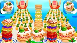 Max Levels ||🌟🌟Pancake Run🌼🌼||  Walkthrough Gameplay (iOS, Android) Level- E43ASDUX ✅Big UPDATE