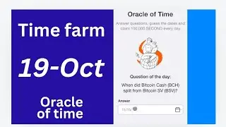 Time farm oracle of time 19 oct 2024 | Time farm answer of the day