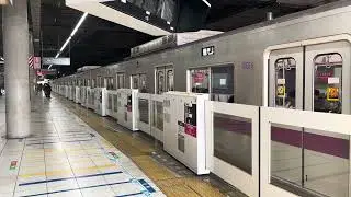 東京メトロ8000系8116F青葉台駅発車
