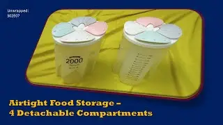 Unwrapped: S02E07 | Airtight Food Storage | 4 Detachable Compartments | Jan 31 | &copy; 2021 PRODUCTS.COM