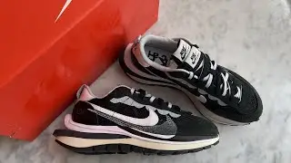 Nike Vaporwaffle Sacai Black White CV1363-001 Review #sneakers #review #unboxing #shoes