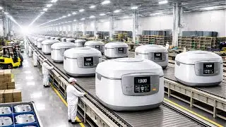 Rice Cooker Production Line Tour: Nonstick Pots, Steam Vent QC, End-of-Line Test