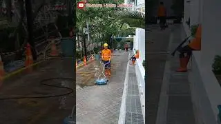 Pembersihan Paving Block #pressurewashing #cleaningequipment