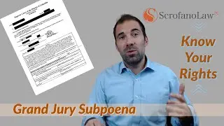 Вызван в большое жюри | Адвокат по делу о важных свидетелях в округе Колумбия | Scrofano Law PC