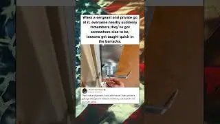 Когда сержант и рядовой идут в атаку, все вокруг внезапно вспоминают, что у них есть что-то