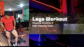 Legs Muscle 🦵Advance Lavle Training 🎯 High Intensity Muscle Fiber Growth ⚡