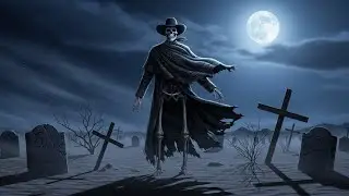 Gothic Western Night Atmos Mix &ndash; Skeletal Cowboy Whiskey 4K