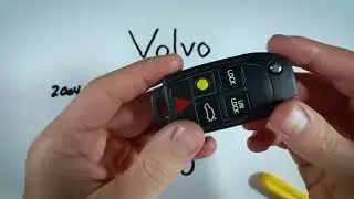 Volvo S80 Key Fob Battery Replacement (2004 - 2008)