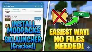 How to Install Modpacks on SKLauncher (Cracked) (Easiest Way - No Files Needed!)