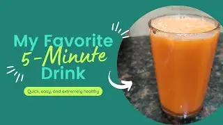 carrot juice |5 minutes recipes|summer drink|easy drink|healthy drink