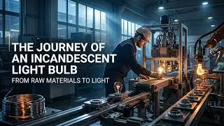 The Journey of an Incandescent Light Bulb &ndash; From Raw Materials to Light| Factory Flow Insights KN