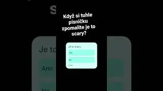 podle mě ne a co ty?