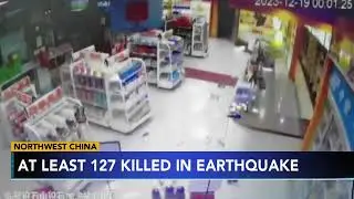 Chinese media says at least 127 people were killed in a 6.2 earthquake