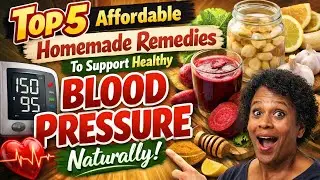 Top 5 affordable, homemade remedies to support healthy blood pressure naturally!