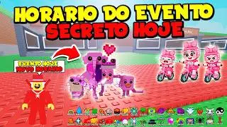 😱 URGENTE! O ADM COMFIRMOU O HORARIO DO EVENTO SECRETO HOJE NO ROUBE UM BRAINROT - ROBLOX