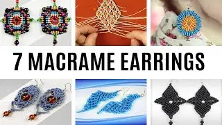 7 MACRAME EARRING IDEAS