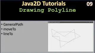 PolyLine2D | Collect Points & Draw Connected Line | Java2D Tutorial #09