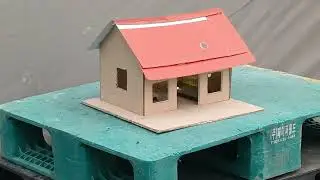 How to make beautiful.  cardboard house  #cardboardcraft simple house 