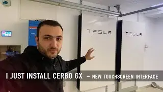 I just finish installation of Cerbo GX new touchscreen interface from Victron Energy at 3:00 am