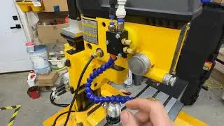 Dynamyte 2400 bench top CNC milling machine with Centroid Acorn controller.