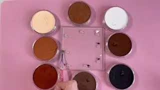 Draw eyes with the help of fimo gel and PanPastel / Polimer Clay