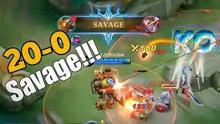 JAWHEAD PERFECT GAMEPLAY | SAVAGE 20-0-3 | LocKnJaW MLBB