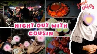 Night out with cousin 🌸✨🤍| vlog by asmi