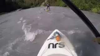 Stand Up Paddle Board Alaska- Eagle River Campground Rapid Section