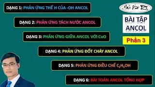Bài tập ancol (Phần 3) - Hóa Phờ Ri | Phương pháp mới
