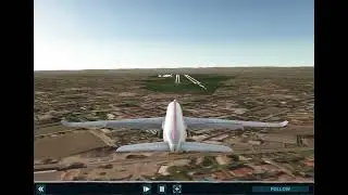 [Airline Commander］A330 Landing 落地#pilot #a330 #landing #airbus #airlinecommander #決勝時刻M生存戰鬥機飛行員
